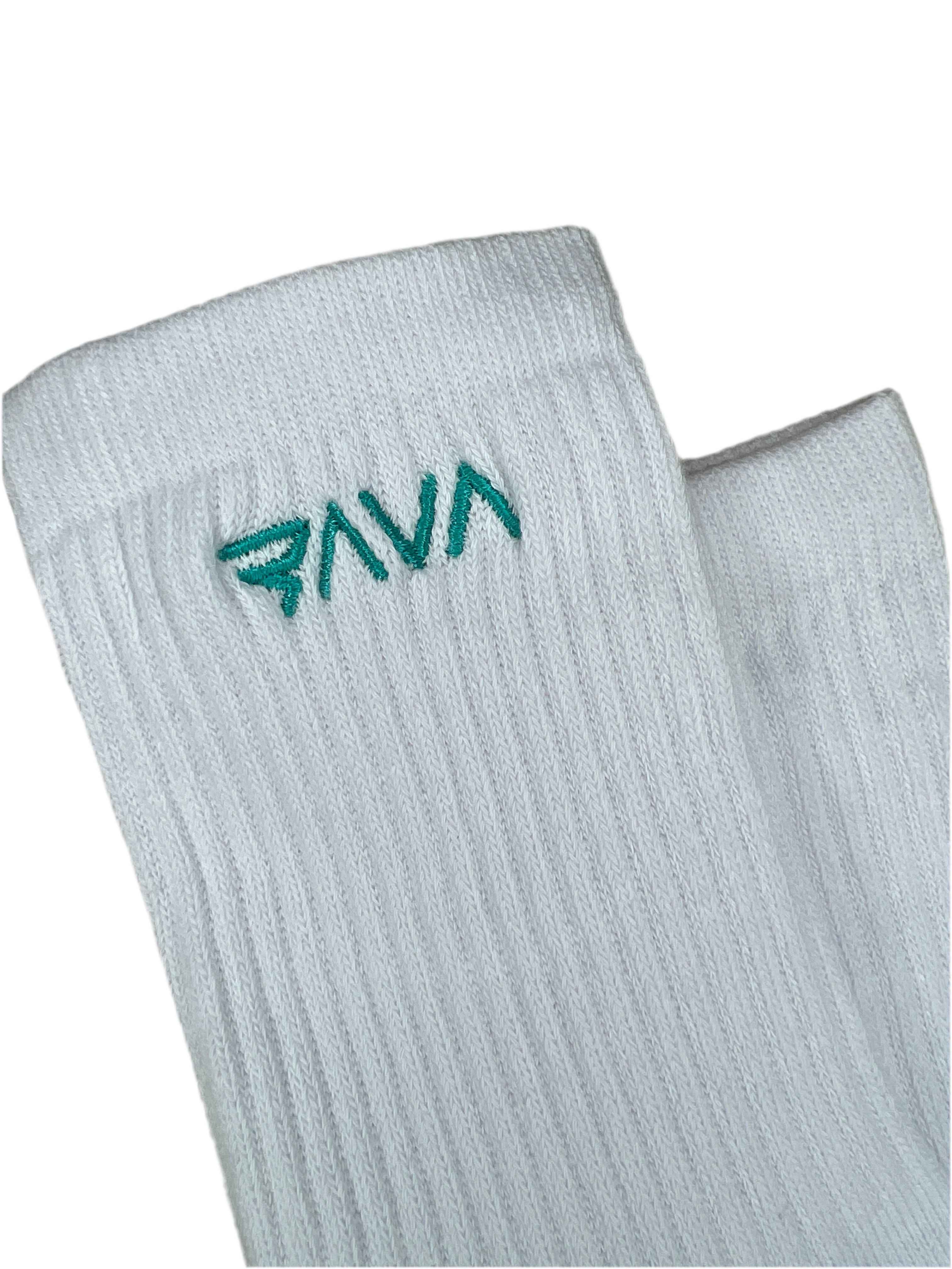 Men’s Mid Everyday Crew Sock (Embroidered in teal)